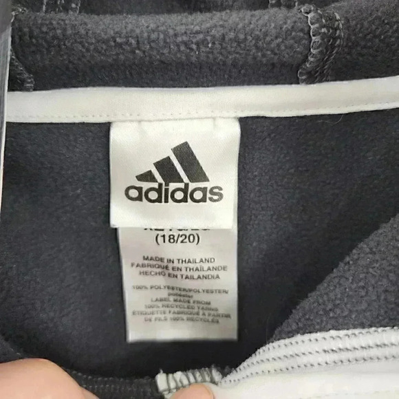 Adidas Camo Pullover Hoodie Sweatshirt Youths XL - Picture 6 of 7